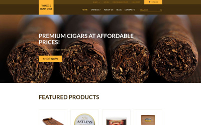 Thème VirtueMart pour magasin de tabac #57723