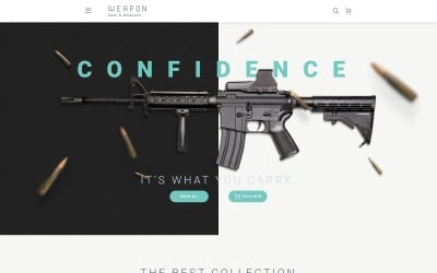 Waffe OpenCart Vorlage