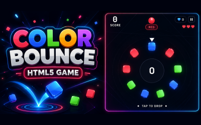 Color Bounce – HTML5 Arcade Game