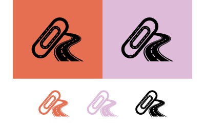 Gem som bildar väg abstrakt grafisk design.