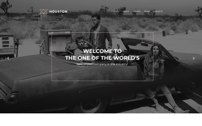 "Houston" 响应式WordPress模板 #57875