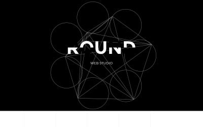 回合-Web开发创意HTML登陆页面模板