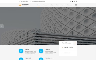 Real Space - Real Estate Modern Multipage HTML5 Web Template