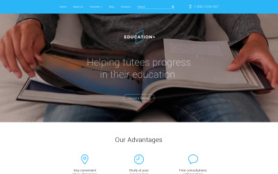Responsive Education Drupal Template #57864