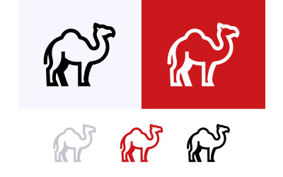 Camel icon modern graphic design symbol.