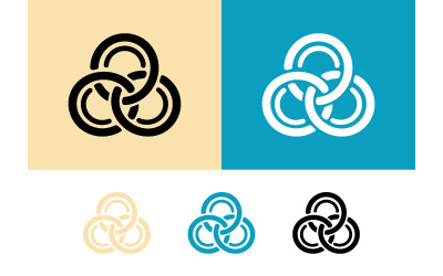 Ineinandergreifende Ringe – Symbol für Einheit und Verbundenheit.