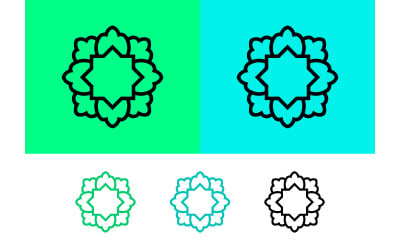 Intricate star motif for design elements.