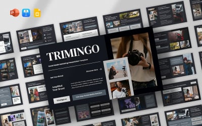 Trimingo – Präsentationsvorlage für Social-Media-Marketing