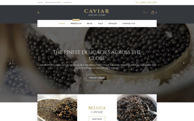 Caviar Shopify Teması