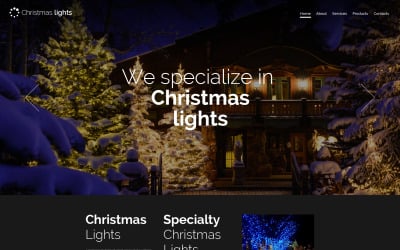 Christmas Responsive Website Template