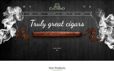 Colombo - Адаптивная тема PrestaShop для табачных изделий