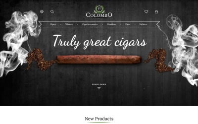 Colombo - Tema PrestaShop responsivo ao tabaco