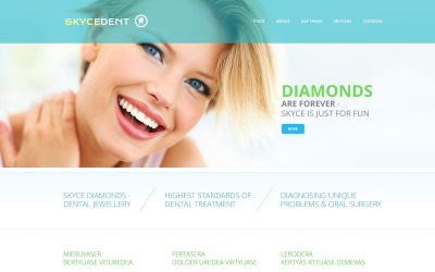 Modello Siti Web Responsive #57953 per Un Sito di Odontoiatria