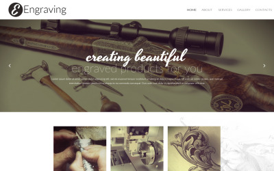 Responsywny szablon strony www Print Shop Responsive Website Template #57946