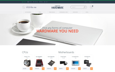 Responzivní PrestaShop motiv "Computer Hardware" #57930