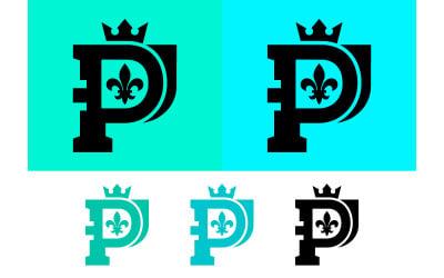 Monogram logo PJ z koroną.