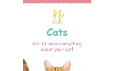 Cat Responsive Newsletter-Vorlage