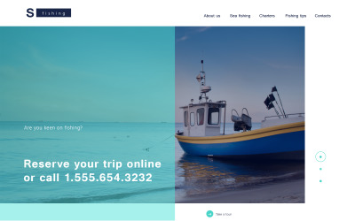 Plantilla Web "S Fishing" #58097