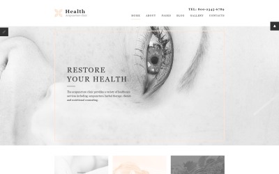 Responsywny szablon Joomla Acupuncture Clinic #58044