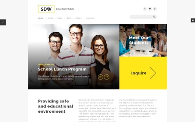 Responsywny szablon Joomla SDW Joomla Template #58047