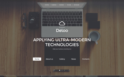 Шаблон адаптивного веб-дизайну веб-дизайну