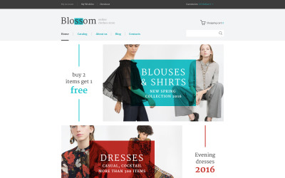 Blossom VirtueMart Template