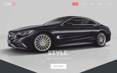 "Limo - Transportation & Transfer Services Website Template" Responsive Website template №58160