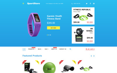 Shopify-Design für Sportgeschäfte