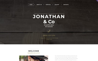 Template Web Flexível para Sites de Salão de Beleza №58144