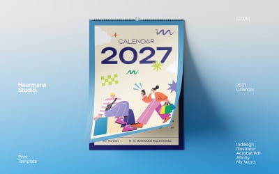 Playful Lifestyle 2027 Calendar