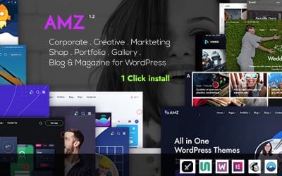 AMZ – wszechstronny kreatywny motyw WordPress Elementor