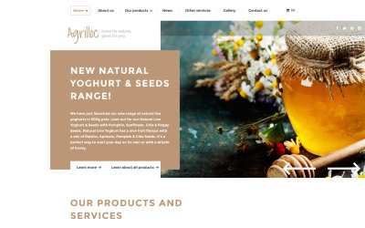 Agrilloc Website-Vorlage