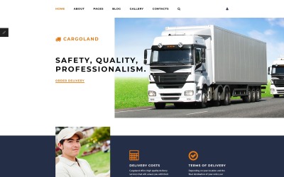 Cargoland Joomla模板
