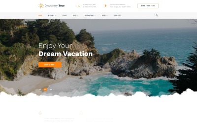 Discovery Tour - Travel Multipage Clean HTML Web Template