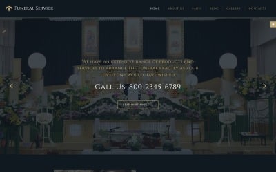 Funeral Services Responsive Joomla Template