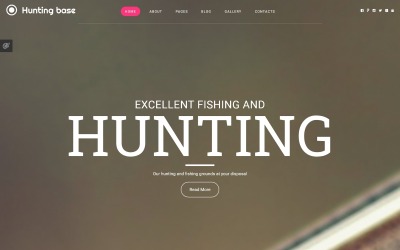 "Hunting" Responsive Joomla Template №58205