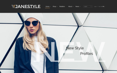 JaneStyle - Šablona webových stránek módy