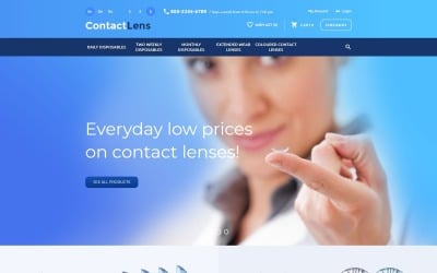 Kontaktlinsen OpenCart Vorlage