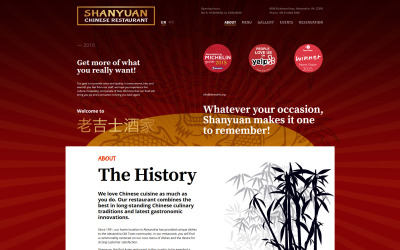 Responsive Chinese Restaurant Responsive Website Template Web Sitesi #58239