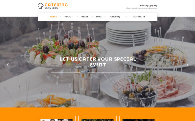 Responsivt Catering Services Joomla-mall #58298