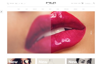 Reszponzív Cosmetics Store Responsive OpenCart sablon 58240