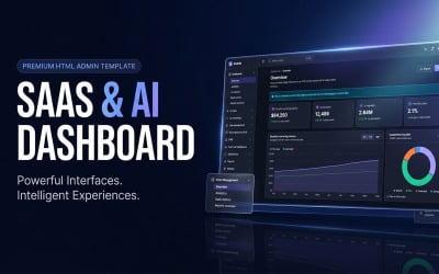 Aivanta – SaaS és AI adminisztrációs irányítópult HTML sablon
