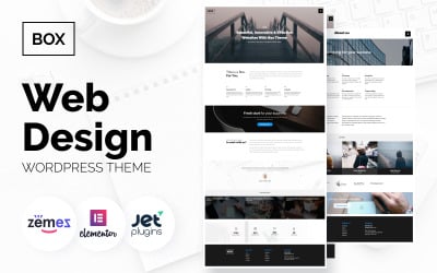 Box - Web Design WordPress Elementor Theme for Multipurpose Portfolio Website