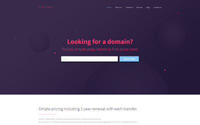 Chisonix Website-sjabloon