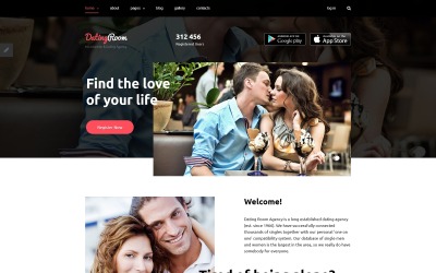 DatingRoom Template Joomla №58320