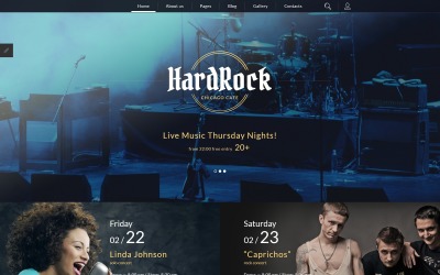 Modello Joomla Responsive #58313 "HardRock"