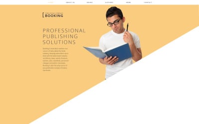 Publishing Company Responsive Website Template