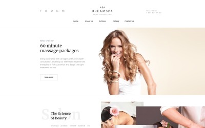 Responsive Dream Spa Web Sitesi #58327