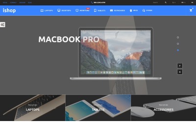 Responsivt iShop - Computer Store PrestaShop-tema #58375