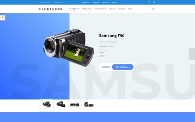 Reszponzív Electroni - Electronic Devices PrestaShop sablon 58386